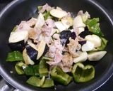 簡単！肉茄子の中華うま味煮　生姜風味作り方4写真