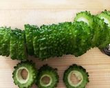 サクッと美味しい♪ゴーヤの青のり天ぷら作り方1写真