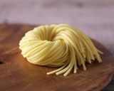 ツナとチンゲン菜の生リングィーネ作り方1写真