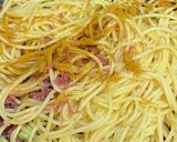 簡単、コンビーフパスタ(カレー味)作り方4写真