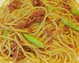 簡単、コンビーフパスタ(カレー味)作り方5写真