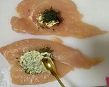 ふりかけで簡単！鶏胸肉の青じそパン粉焼き作り方3写真