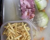 マクドのポテトアレンジ ポテトグラタン作り方1写真