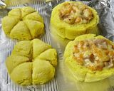 レンジで簡単☆グラタンかぼちゃ蒸しパン作り方6写真