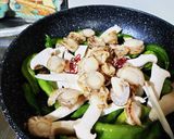 万願寺ししとうとベビーホタテの照り焼き作り方4写真