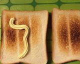 玉子焼きとハムのサンドイッチ作り方8写真