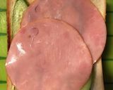 玉子焼きとハムのサンドイッチ作り方10写真