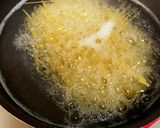 十勝牛コンビーフとコーンと水菜のパスタ作り方1写真