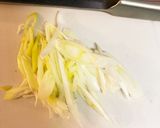十勝牛コンビーフとコーンと水菜のパスタ作り方3写真
