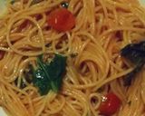 小松菜トマトパスタ作り方9写真