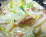 簡単！一人分の白菜のクリーム煮♡作り方5写真