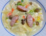 簡単！一人分の白菜のクリーム煮♡作り方6写真