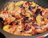 鶏肉とナスの胡麻ドレ炒め作り方7写真