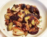 鶏肉とナスの胡麻ドレ炒め作り方8写真