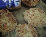 クリームシチュー仕立てのご飯バーグ作り方3写真