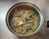 鯖の水煮缶と玉ねぎのお醤油煮作り方4写真