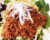 糖質0麺と大豆ミートのジャージャー麺作り方7写真