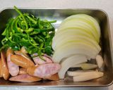 ガチで作る王道ナポリタン作り方1写真