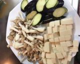 麻婆茄子豆腐のあんかけ焼きそば作り方1写真