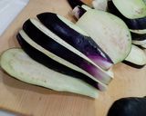 我が家の焼きナス 肉味噌のせ作り方4写真