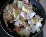 白菜とベーコンの豆乳グラタン作り方3写真
