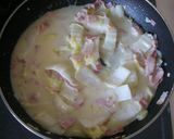 白菜とベーコンの豆乳グラタン作り方4写真