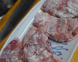 かぼちゃの豚肉切り落とし巻作り方4写真