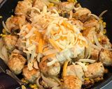 鶏肉団子と赤パプリカのチーズグラタン♬作り方12写真