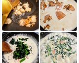 サーモンクリームパスタ作り方4写真