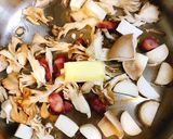 塩昆布バター☆和風きのこパスタ作り方2写真
