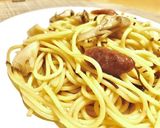 塩昆布バター☆和風きのこパスタ作り方5写真