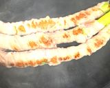 マカ入りアスパラガスの豚バラ巻き茄子添え作り方6写真