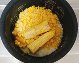 【ほっこり甘うま】とうもろこしご飯作り方3写真