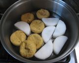 やさしい味♪がんもと大根の煮物作り方2写真