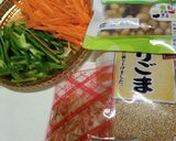 ピーマンと人参とお豆の炒め物♪︎作り方1写真