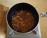 豚キムチーズがゆ作り方1写真
