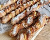 ドライフルーツとクリームチーズのバトン作り方11写真
