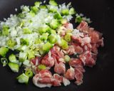 ゴーヤと豚こまのチャーハン♪苦みが美味♪作り方3写真