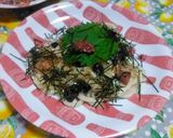 冷やしオリーブ梅かつお節うどん♪作り方9写真