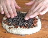 ザルを使って作るチョコナッツライ麦パン作り方4写真