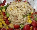 夏野菜たっぷり冷やしうどん作り方2写真