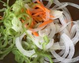 3種野菜のナポリタン作り方1写真