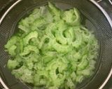 苦味なし！ゴーヤと胡瓜のサラダ作り方3写真