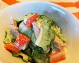 苦味なし！ゴーヤと胡瓜のサラダ作り方6写真