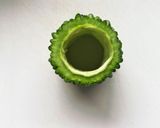 ゴーヤの肉詰めオイスター揚げ肉団子作り方1写真