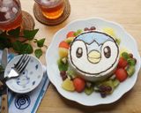 レアチーズクリームの＊ポッチャマケーキ作り方10写真