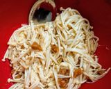 茹でエノキの梅おかか和え作り方3写真