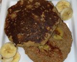 オートミールと豆腐でバナナパンケーキ作り方11写真
