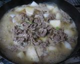牛バラ薄切り肉と大根の炒め煮✿作り方4写真