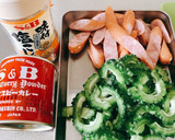 簡単♡ウインナーとゴーヤのカレー炒め作り方3写真